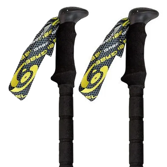 Gabel Multigrip Carbon Fl Ef Stöcke, Black / yellow, 66-144cm Gabel Multigrip Carbon Fl Ef Stöcke, Black / yellow, 66-144cm