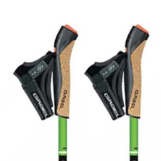 Gabel Stretch Carbon Stöcke, Green, 52-130cm Gabel Stretch Carbon Stöcke, Green, 52-130cm
