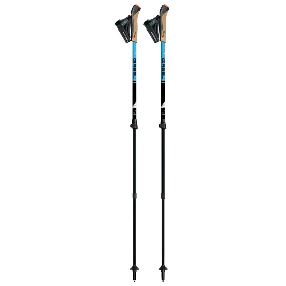 Gabel Tour Xt F.l A.i Stöcke, Black / blue, 52-130cm Gabel Tour Xt F.l A.i Stöcke, Black / blue, 52-130cm