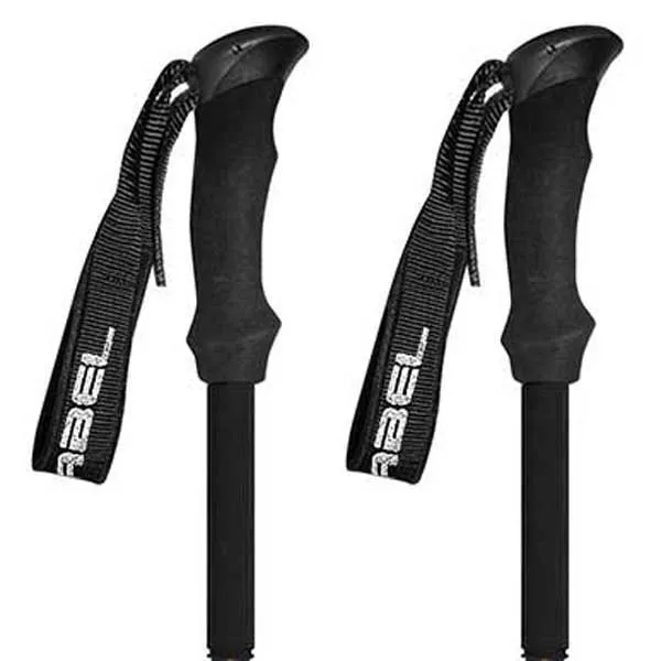 Gabel Vertigo Lite Tour F.lalu Telescopic Stöcke, Black / yellow / white, 63-140cm
