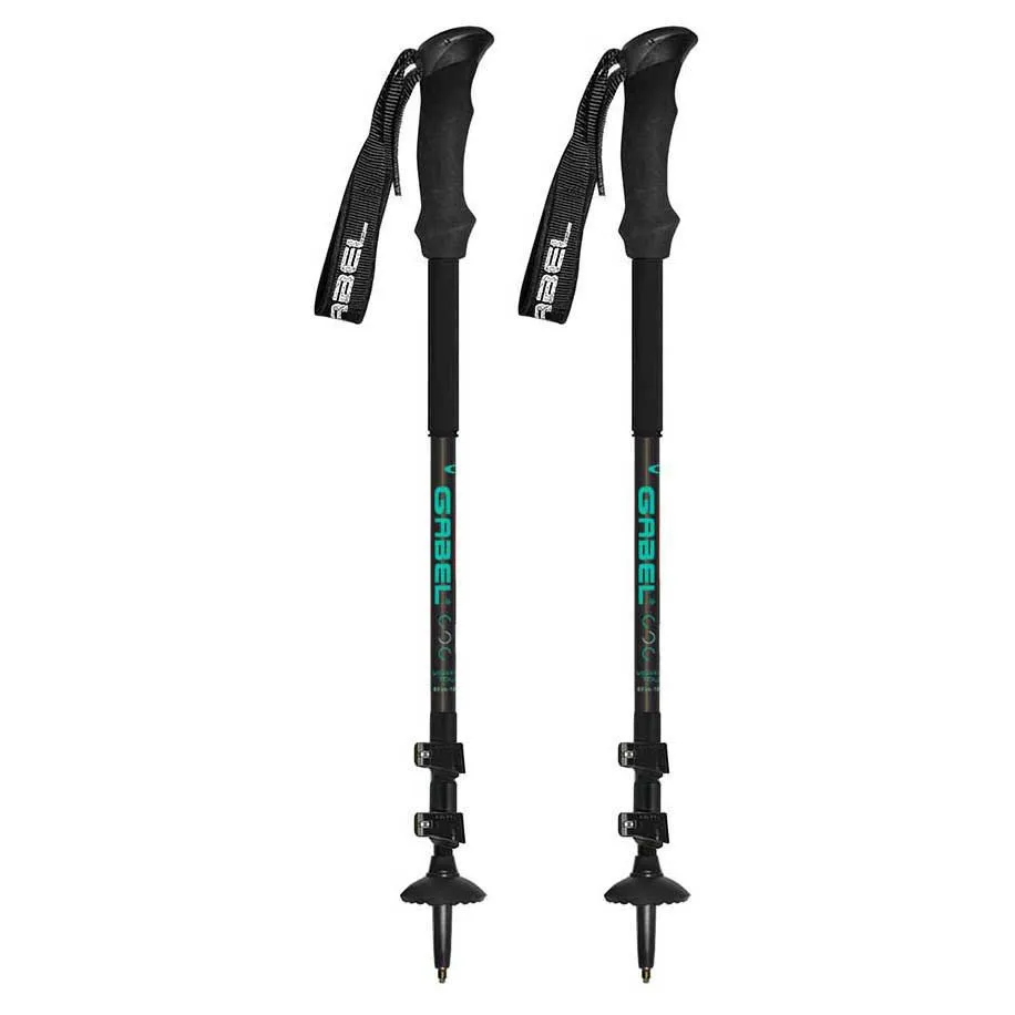 Gabel Vertigo Lite Tour F.lalu Telescopic Stöcke, Black / yellow / white, 63-140cm