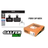 Galfer 513 Advanced Scheibenbremsbeläge 30 Einheiten, Black, One Size