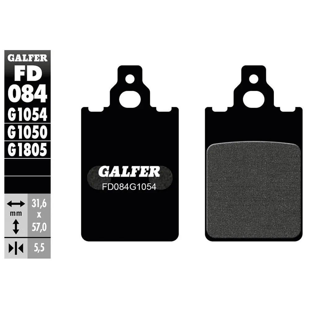Galfer Fd084-g1054 Organische Scheibenbremsbeläge, Black, One Size Galfer Fd084-g1054 Organische Scheibenbremsbeläge, Black, One Size