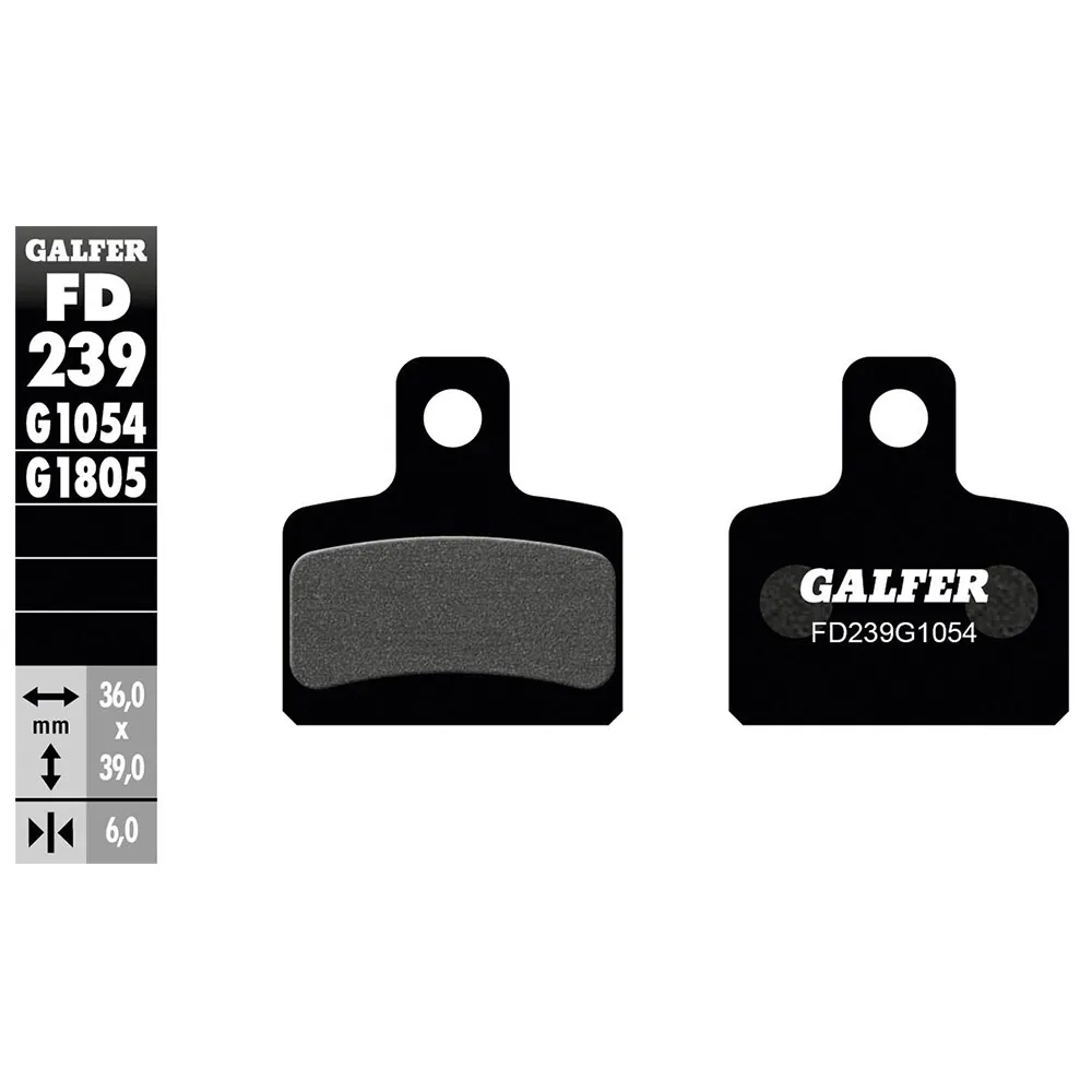 Galfer Fd239-g1054 Organische Scheibenbremsbeläge, Black, One Size Galfer Fd239-g1054 Organische Scheibenbremsbeläge, Black, One Size