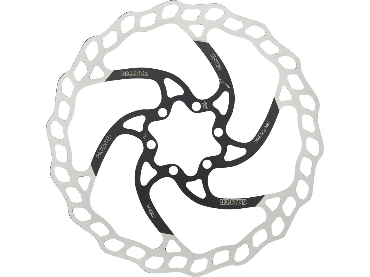 Galfer Fixed Disc Wave 1,8 mm Road 6-Loch Bremsscheibe Galfer Fixed Disc Wave 1,8 mm Road 6-Loch Bremsscheibe