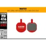 Galfer Hayes Mx2/mx3/gx2 Scheibenbremsbeläge, Red, One Size