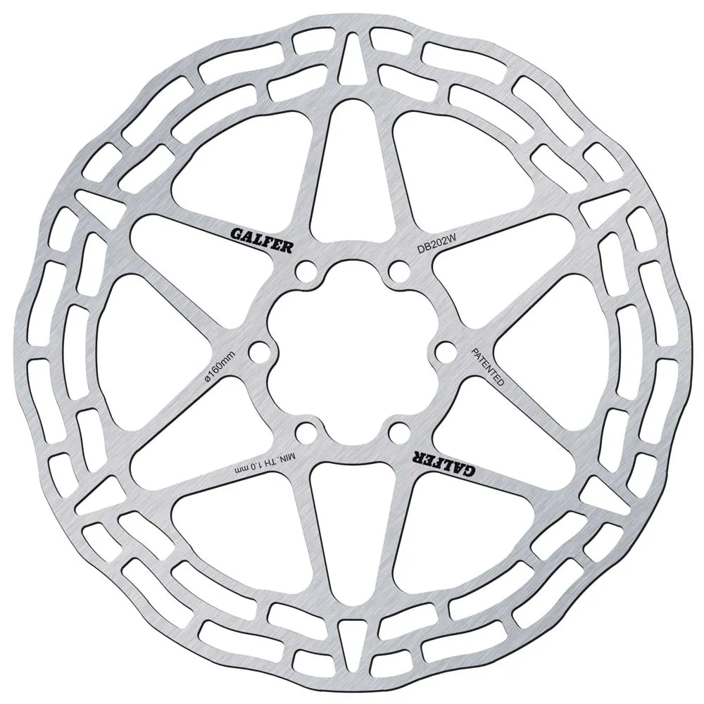 Galfer Trial Disc Wave Bremsscheibe, Silver, 160mm Galfer Trial Disc Wave Bremsscheibe, Silver, 160mm