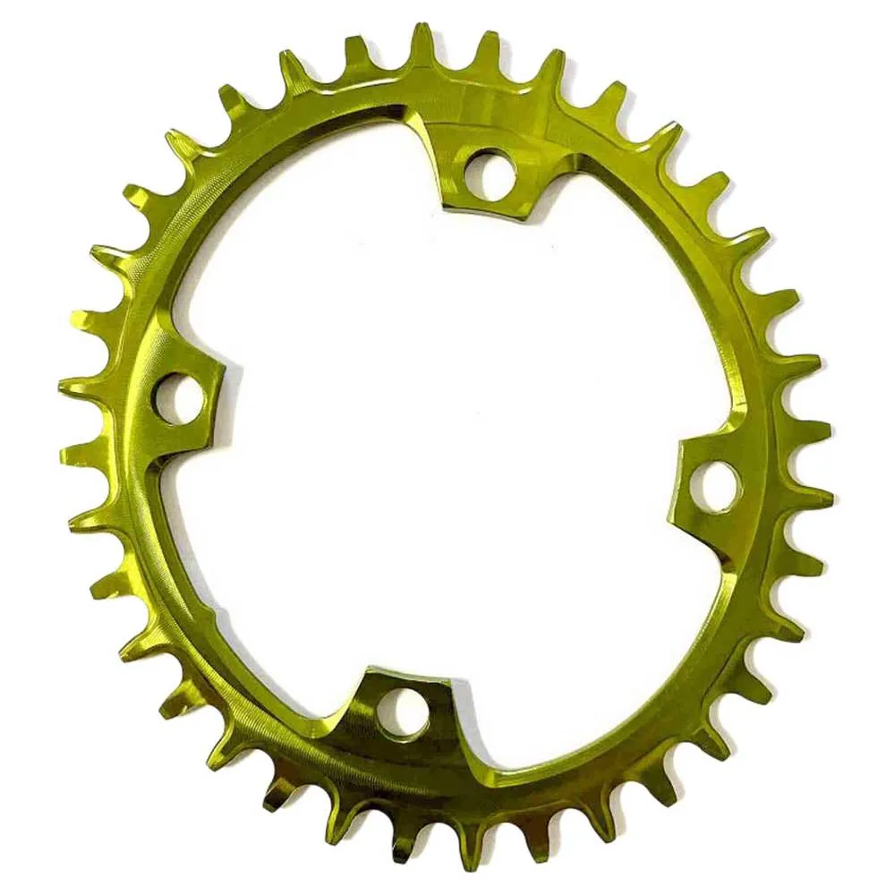 Garbaruk 104bcd Ovales Kettenblatt, Green, 36t Garbaruk 104bcd Ovales Kettenblatt, Green, 36t