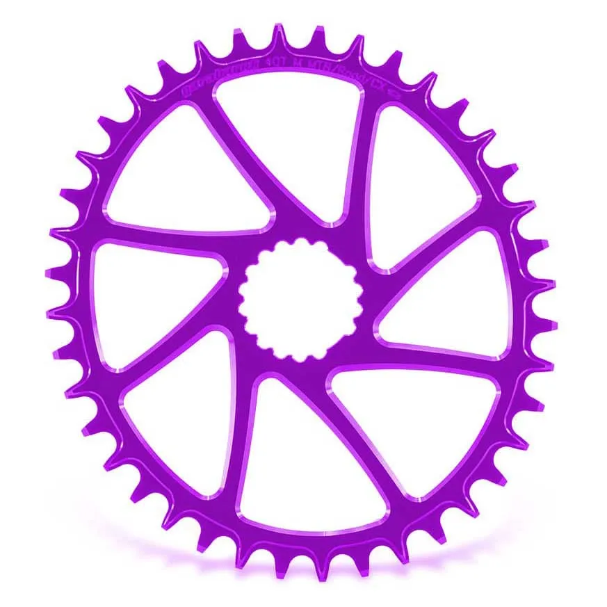 Garbaruk Cannondale Hollowgram Offset 1.7 Mm Ovales Kettenblatt, Violet, 32t Garbaruk Cannondale Hollowgram Offset 1.7 Mm Ovales Kettenblatt, Violet, 32t