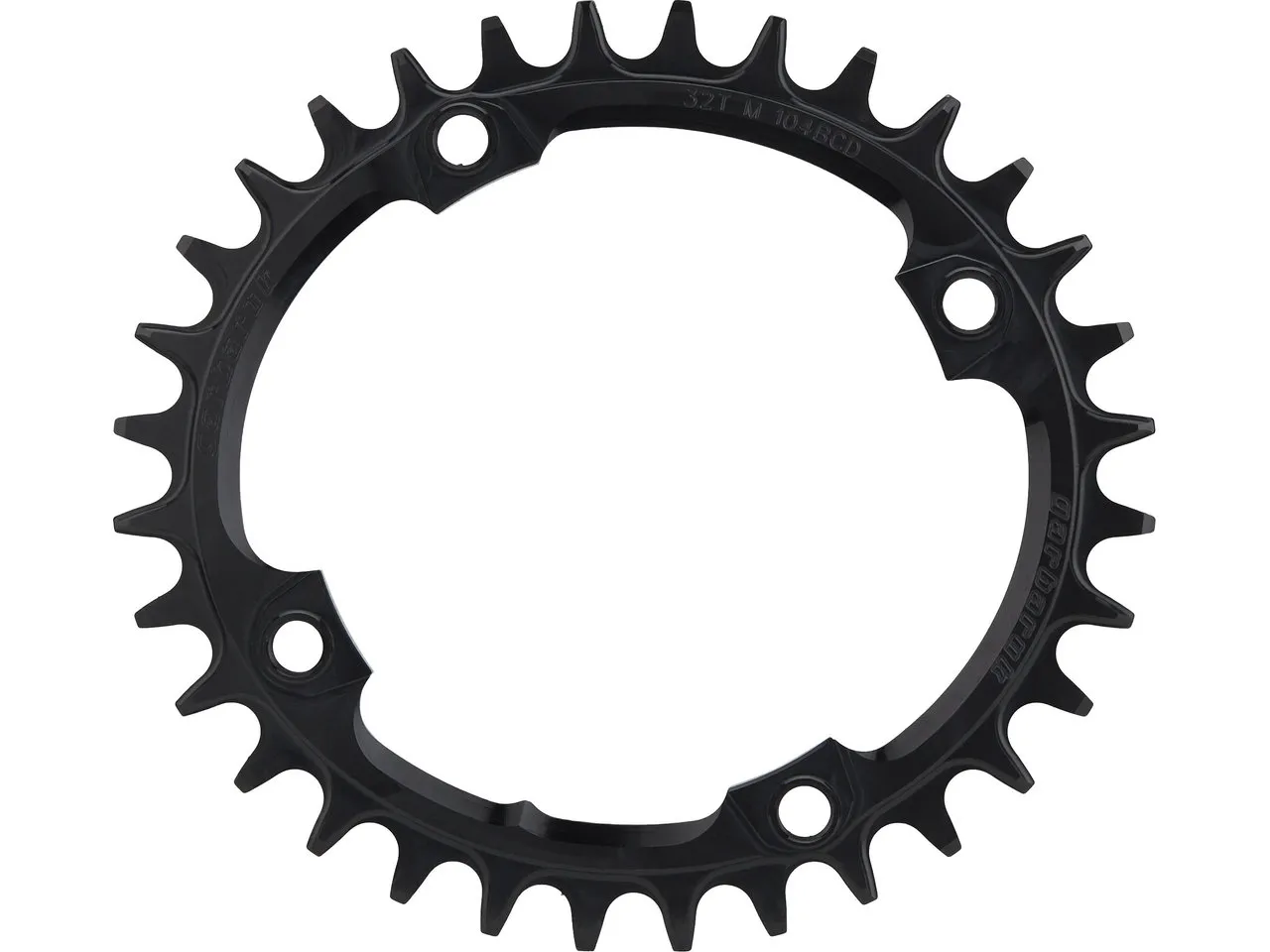 Garbaruk Kettenblatt Oval 104 mm Lochkreis 1-fach Garbaruk Kettenblatt Oval 104 mm Lochkreis 1-fach