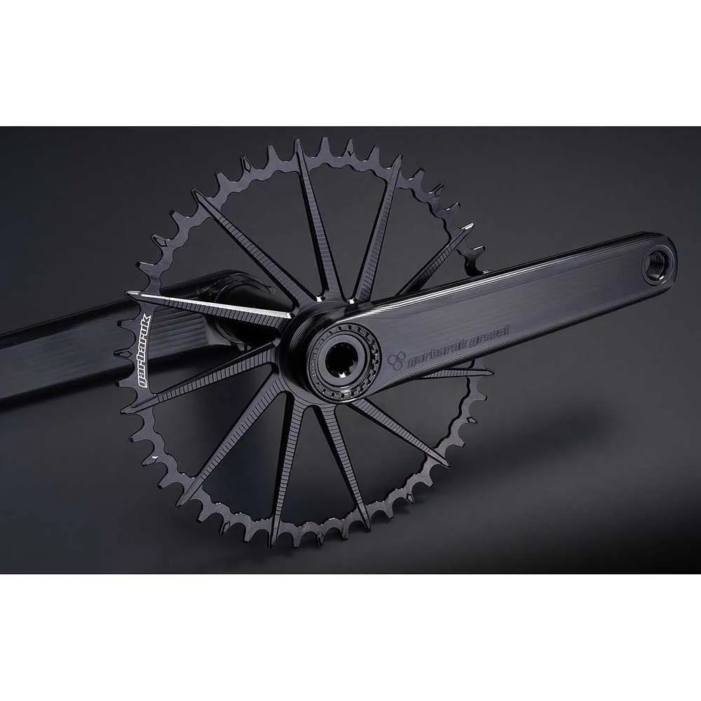 Garbaruk Road/gravel Kurbel, Black / black, 175mm Garbaruk Road/gravel Kurbel, Black / black, 175mm
