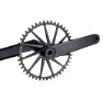 Garbaruk Road/gravel Kurbel, Black / black, 175mm