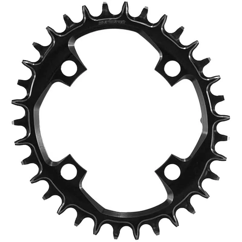 Garbaruk Sram 94 Bcd Ovales Kettenblatt, Black, 34t Garbaruk Sram 94 Bcd Ovales Kettenblatt, Black, 34t