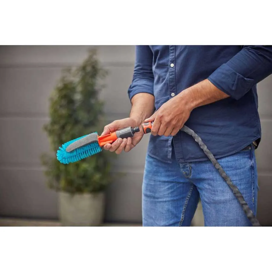 Gardena Cleansystem Reinigungsbürste, Grey / blue / red, One Size Gardena Cleansystem Reinigungsbürste, Grey / blue / red, One Size