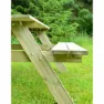 Gardiun Essential Picnic Tisch, Wooden, 165 x 154 x 75cm
