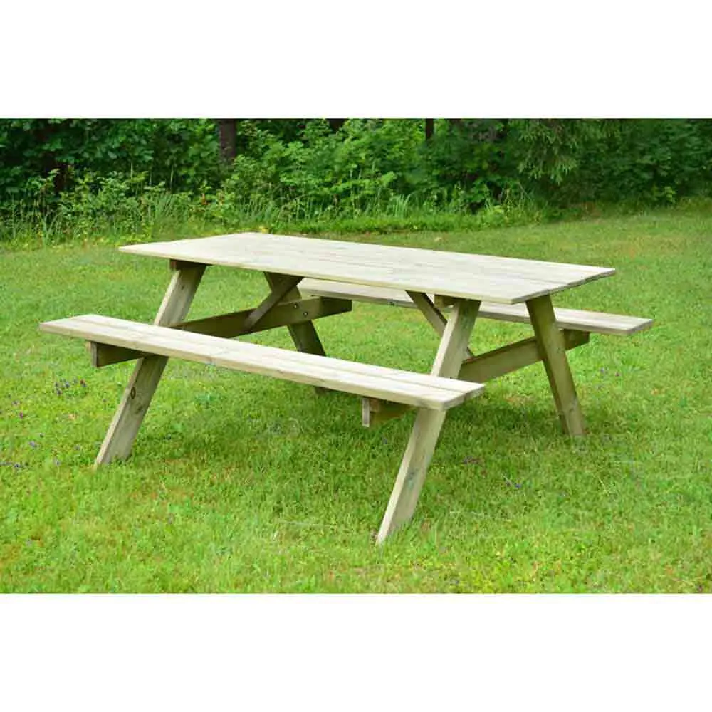 Gardiun Solid Picnic Tisch, Wooden, 177 x 151 x 77cm Gardiun Solid Picnic Tisch, Wooden, 177 x 151 x 77cm