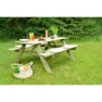Gardiun Solid Picnic Tisch, Wooden, 177 x 151 x 77cm
