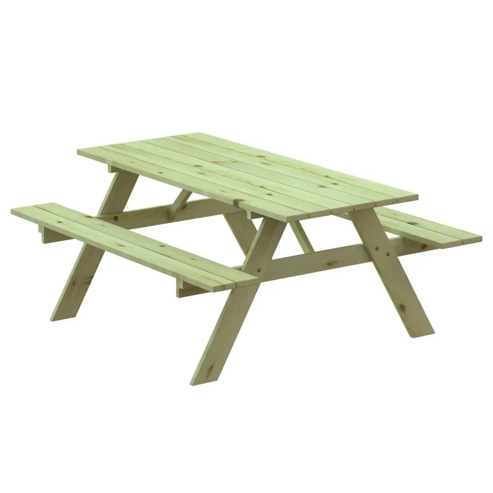 Gardiun Solid Picnic Tisch, Wooden, 177 x 151 x 77cm Gardiun Solid Picnic Tisch, Wooden, 177 x 151 x 77cm