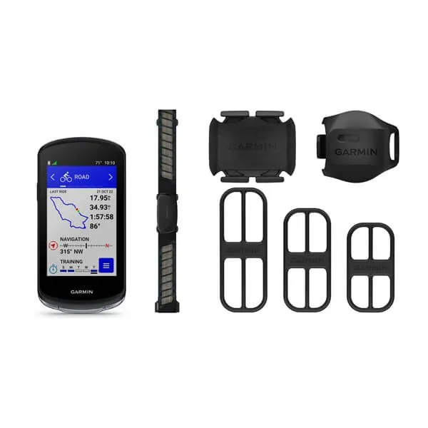 Garmin Edge 1040 Bundle Fahrradcomputer Refurbished, Black 3, One Size
