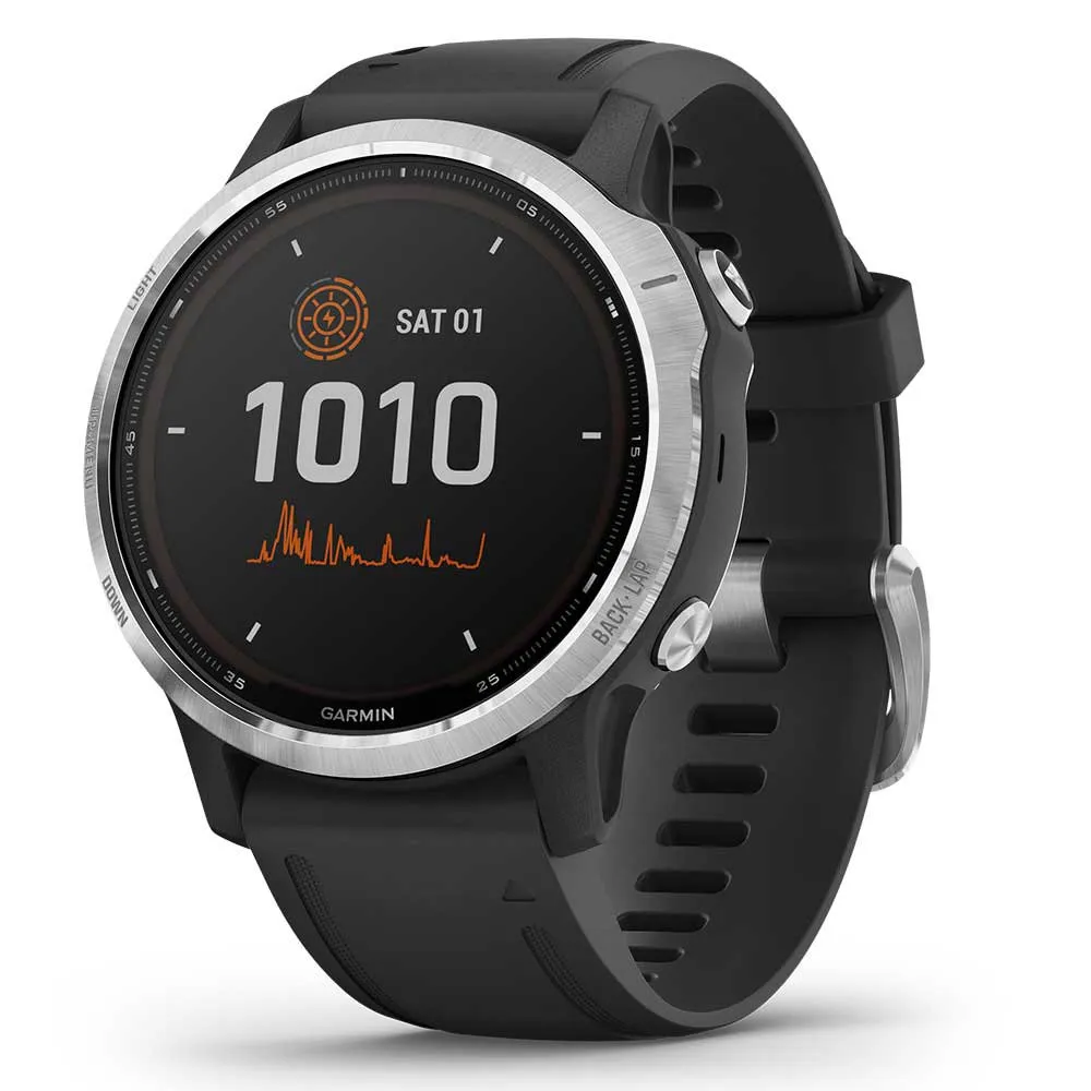 Garmin Fenix 6s Solar Uhr, Black / silver Garmin Fenix 6s Solar Uhr, Black / silver