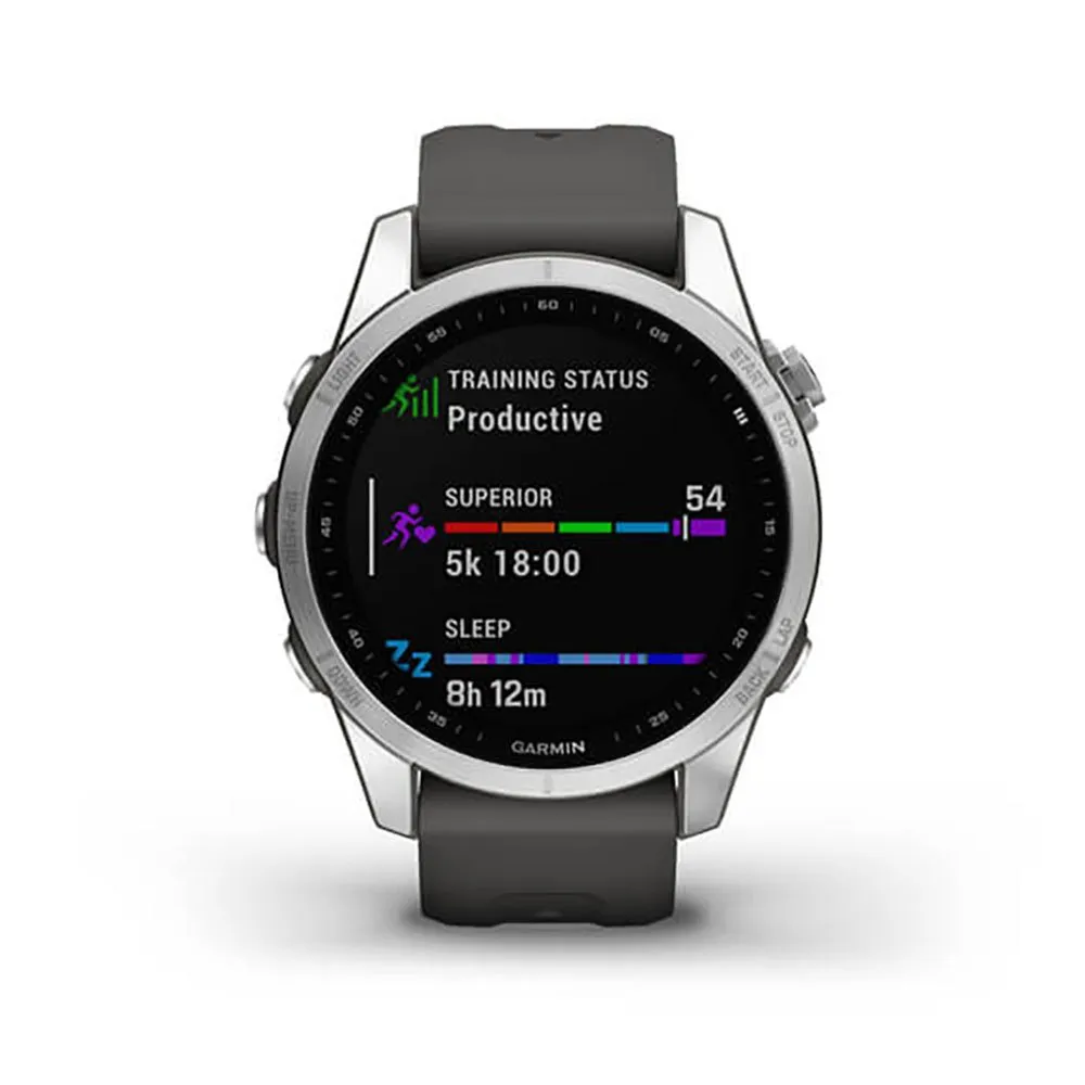 Garmin Fenix 7s Uhr Refurbished, Silver / graphite