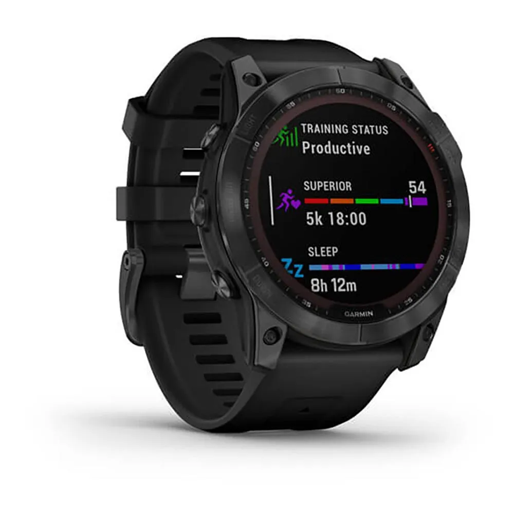 Garmin Fenix 7x Solar Uhr, Slate grey / black Garmin Fenix 7x Solar Uhr, Slate grey / black