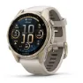 Garmin Fenix 8 43 Mm Amoled Sapphire Uhr Refurbished, Fog gray / soft gold stainless steel