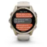 Garmin Fenix 8 43 Mm Amoled Sapphire Uhr Refurbished, Fog gray / soft gold stainless steel