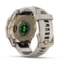 Garmin Fenix 8 43 Mm Amoled Sapphire Uhr Refurbished, Fog gray / soft gold stainless steel