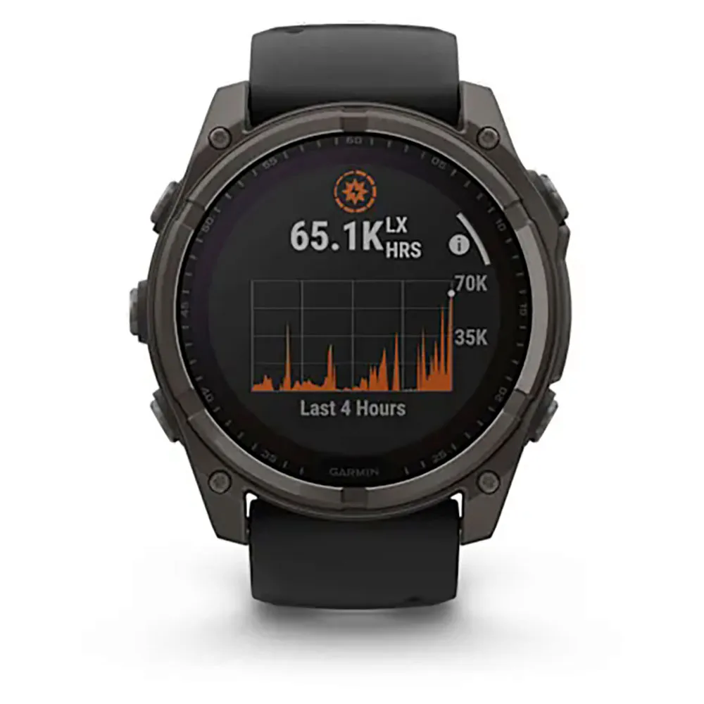 Garmin Fenix 8 51 Mm Solar Sapphire Uhr Refurbished, Black / carbon gray dlc titanium 2 Garmin Fenix 8 51 Mm Solar Sapphire Uhr Refurbished, Black / carbon gray dlc titanium 2