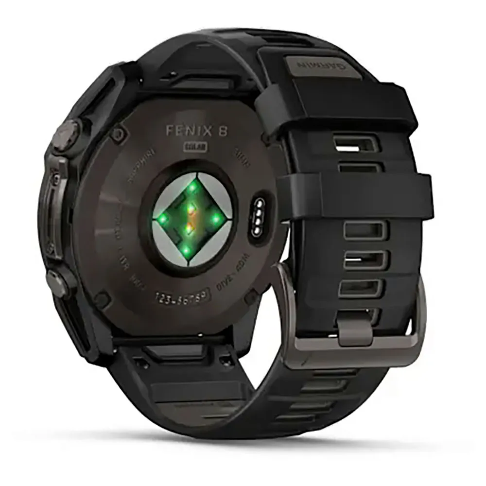 Garmin Fenix 8 51 Mm Solar Sapphire Uhr Refurbished, Black / carbon gray dlc titanium 2 Garmin Fenix 8 51 Mm Solar Sapphire Uhr Refurbished, Black / carbon gray dlc titanium 2
