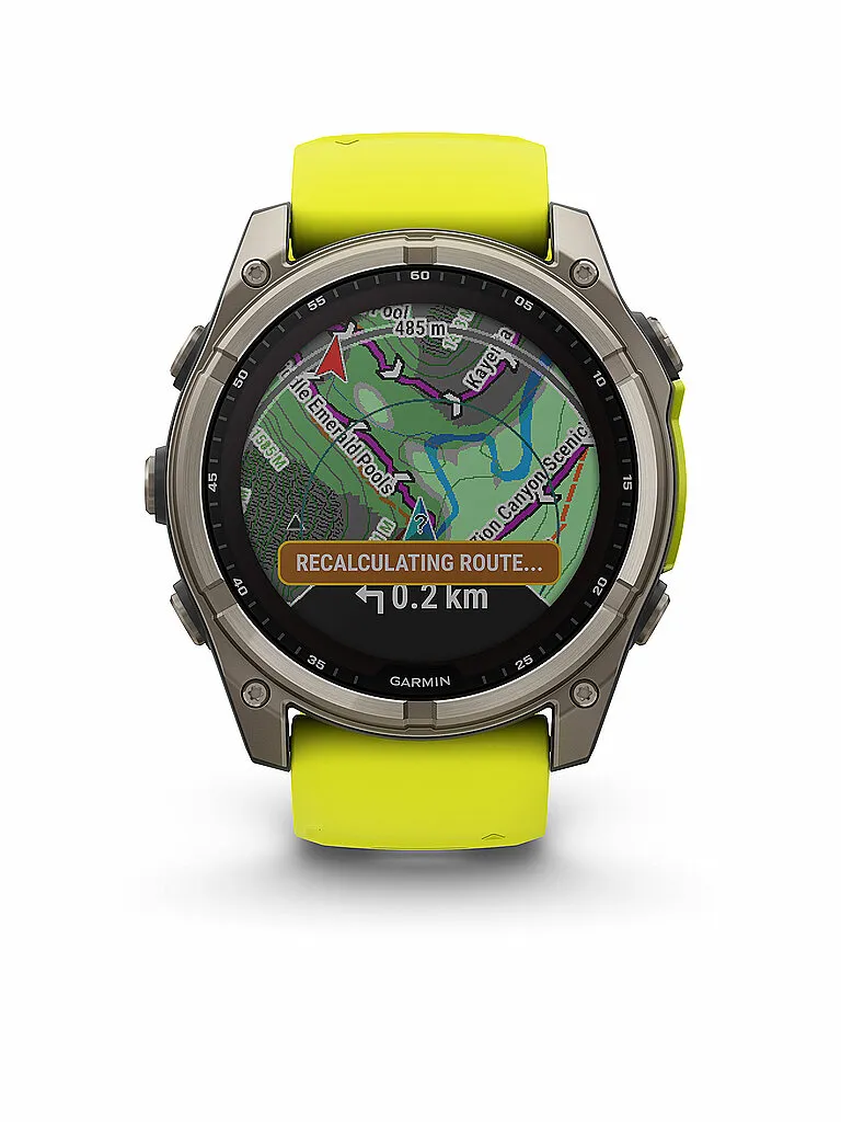 Garmin fenix 8 Solar Sapphire Titan GPS 51 mm Multisport-Smartwatch