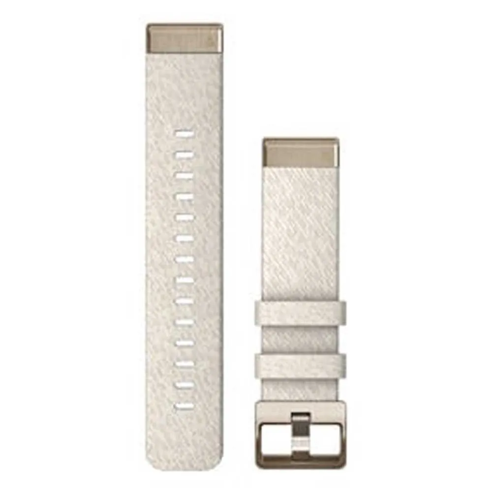 Garmin Quickfit® 20 Mm Gurt Refurbished, Cream / cream gold