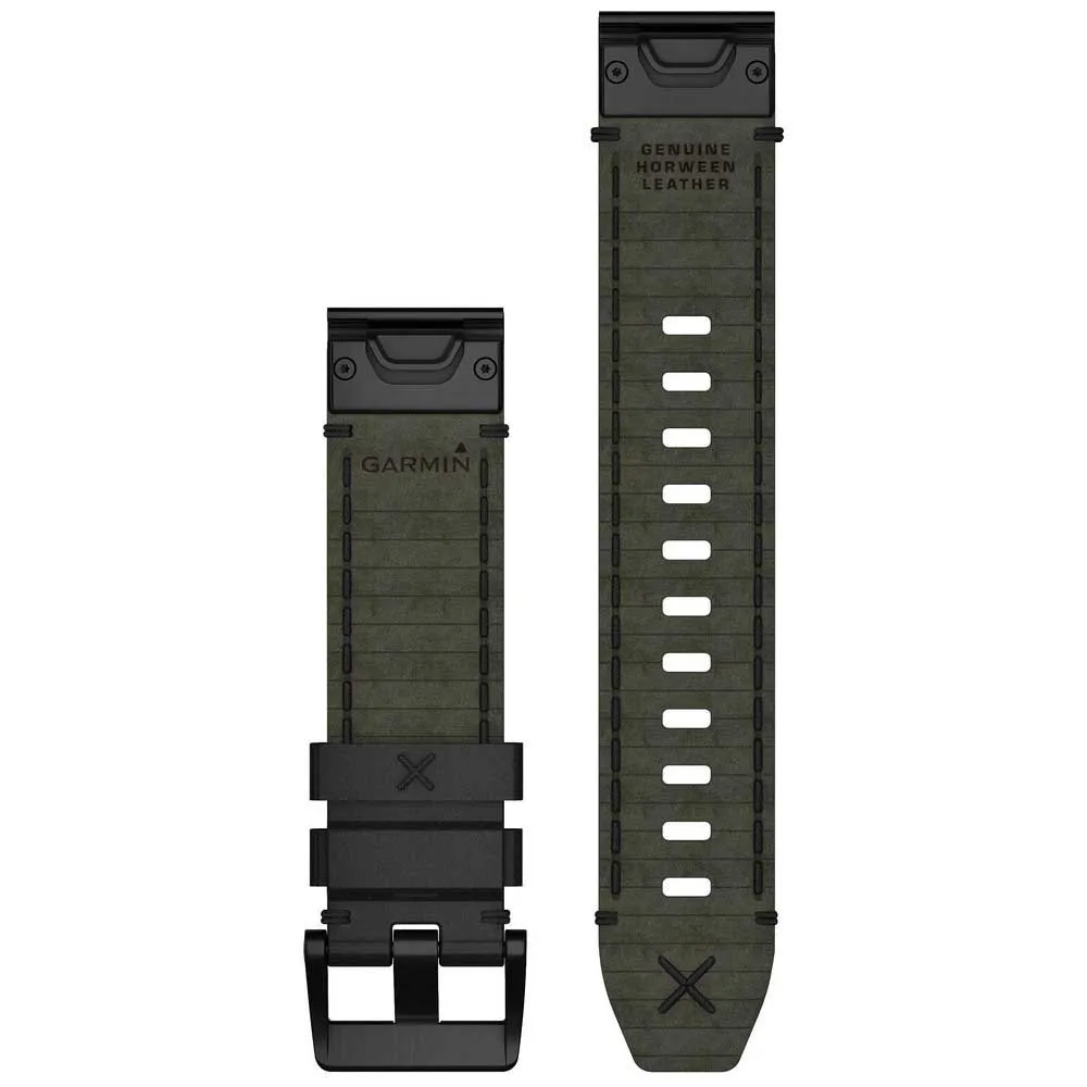 Garmin Quickfit 22 Leder Gurt, Black Garmin Quickfit 22 Leder Gurt, Black