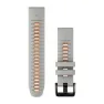 Fog gray / ember orange
