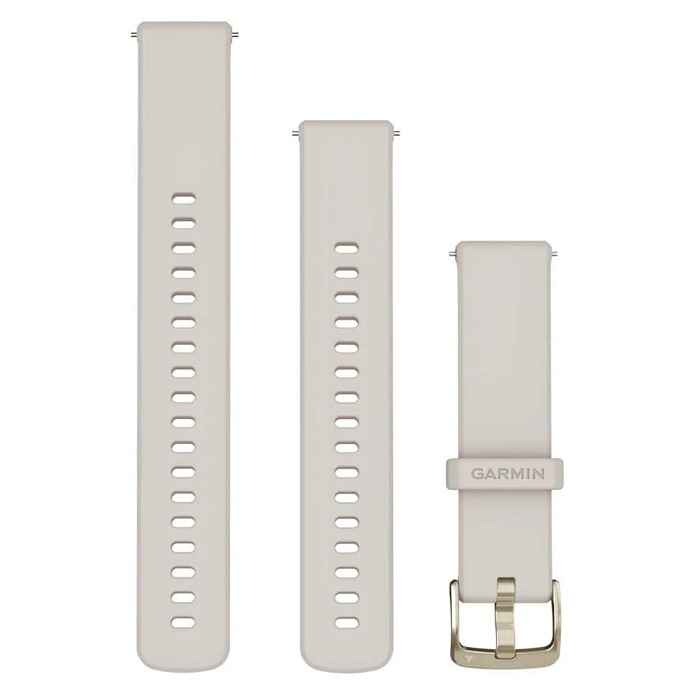Garmin Schnellverschlussgurt Refurbished, White / light gold Garmin Schnellverschlussgurt Refurbished, White / light gold