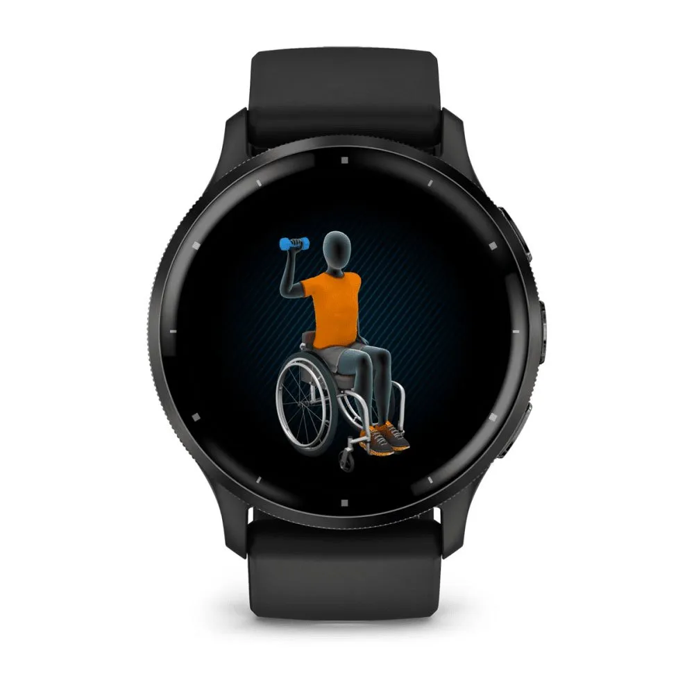 Garmin Venu 3 Uhr Refurbished, Black / slate