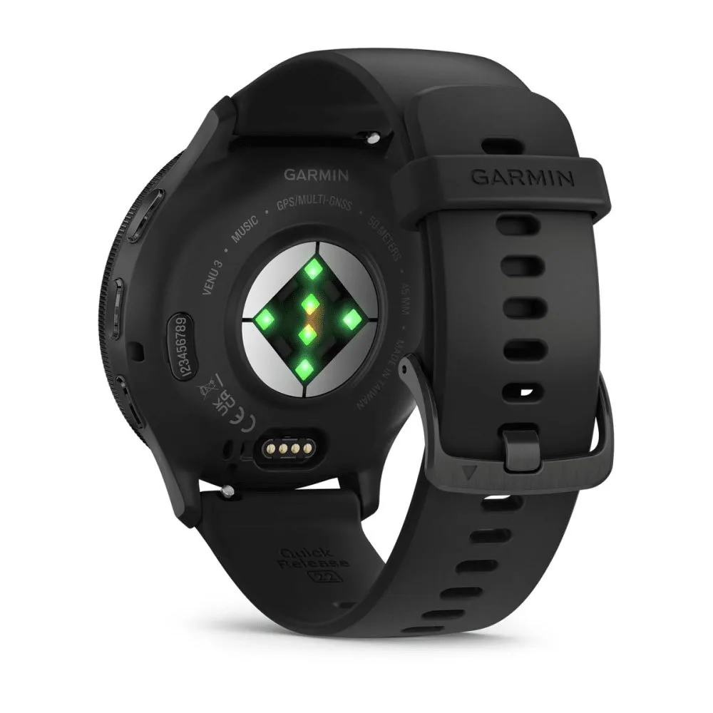 Garmin Venu 3 Uhr Refurbished, Black / slate