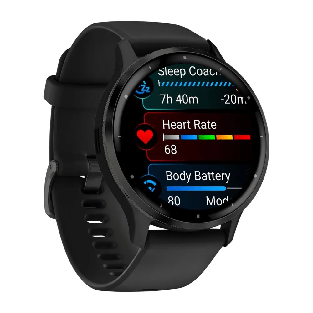 Garmin Venu 3 Uhr Refurbished, Black / slate