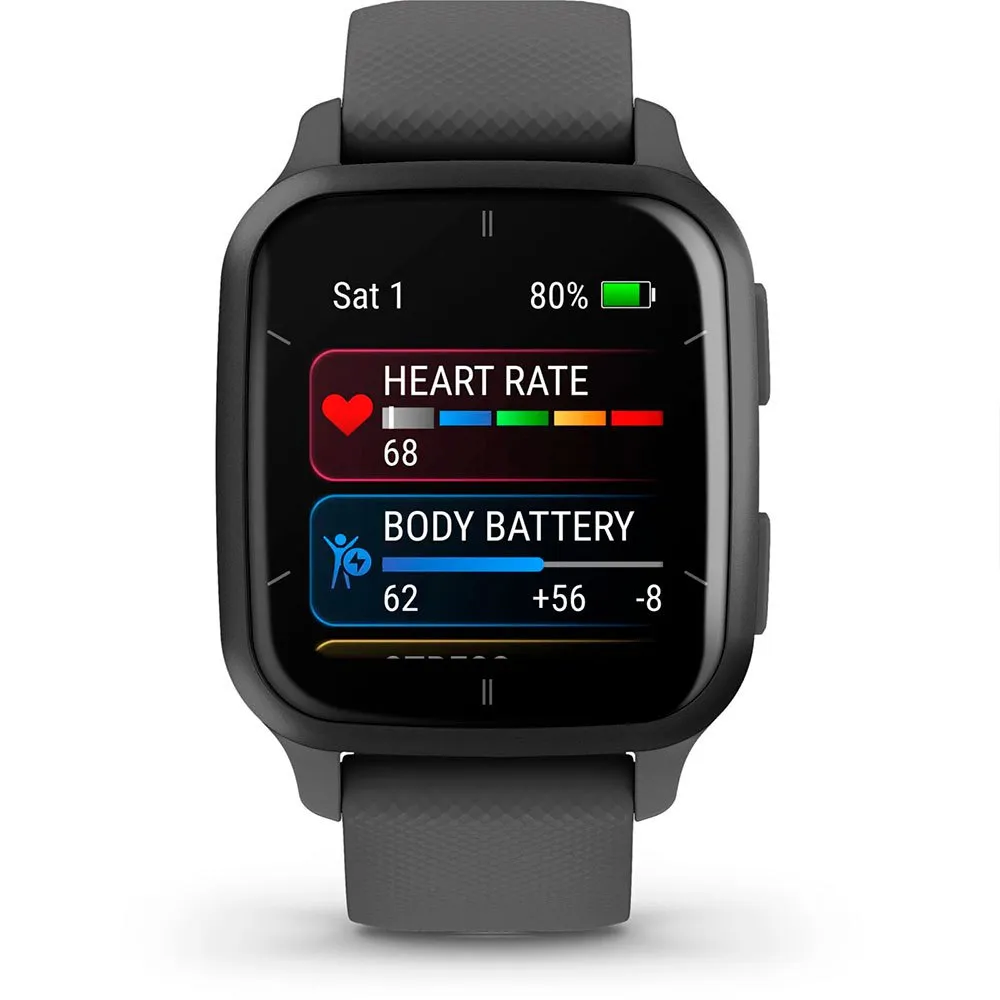 Garmin Venu Sq 2 Smartwatch, Anthracite Garmin Venu Sq 2 Smartwatch, Anthracite