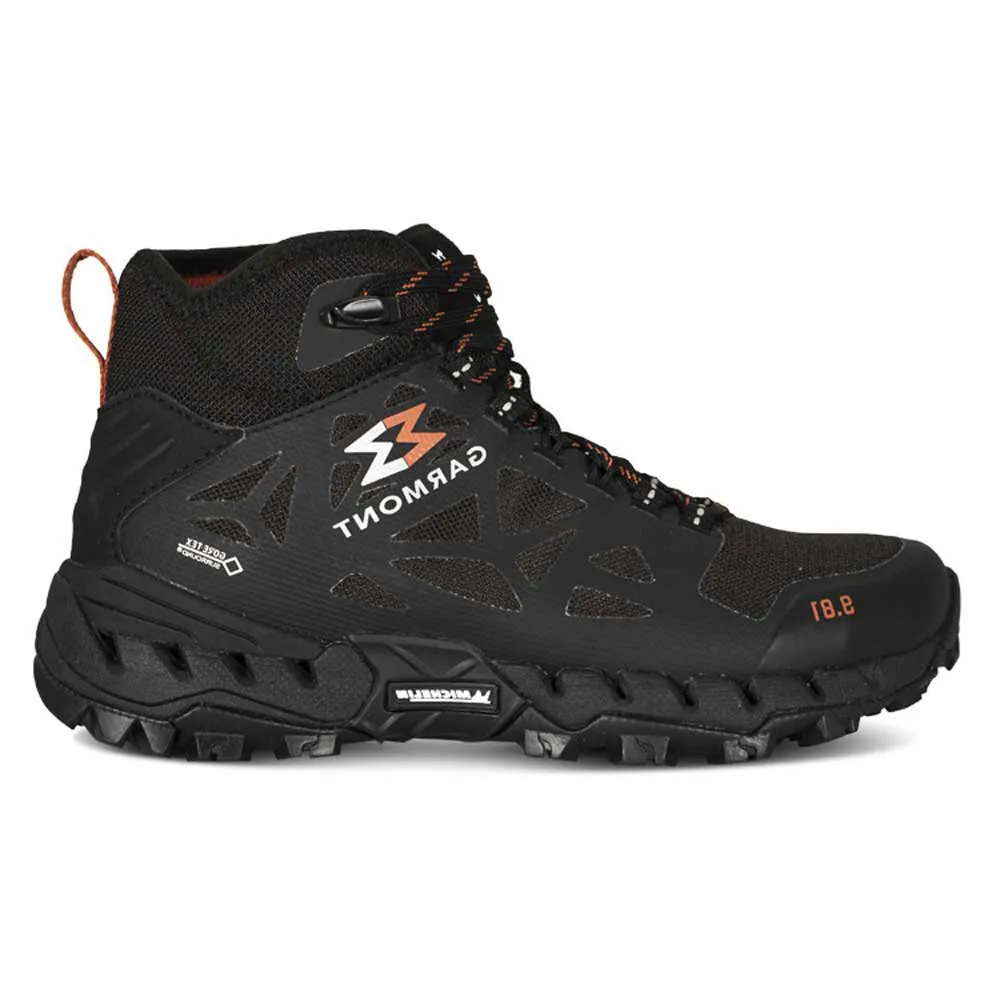 Garmont 9.81 N Air G 2.0 Mid Goretex Wanderstiefel, Black / red Garmont 9.81 N Air G 2.0 Mid Goretex Wanderstiefel, Black / red