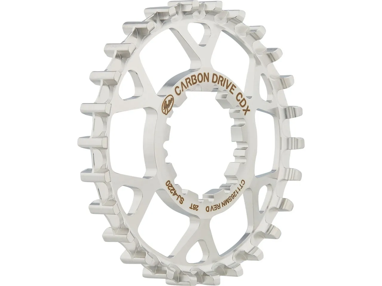 Gates Carbon Drive CDX Hintere Riemenscheibe 9-Spline Gates Carbon Drive CDX Hintere Riemenscheibe 9-Spline