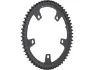 Gates Carbon Drive CDX Tandem Vordere Riemenscheibe, Schwarz, 74t