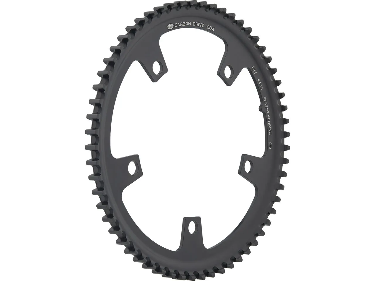 Gates Carbon Drive CDX Vordere Riemenscheibe 5-Arm 130 mm Lochkreis Alfine Di2