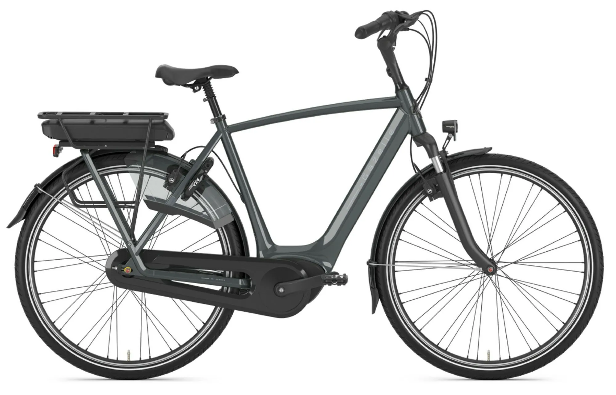 Gazelle Arroyo C7+ HMB anthracite grey gloss 28" 400 Wh Diamant