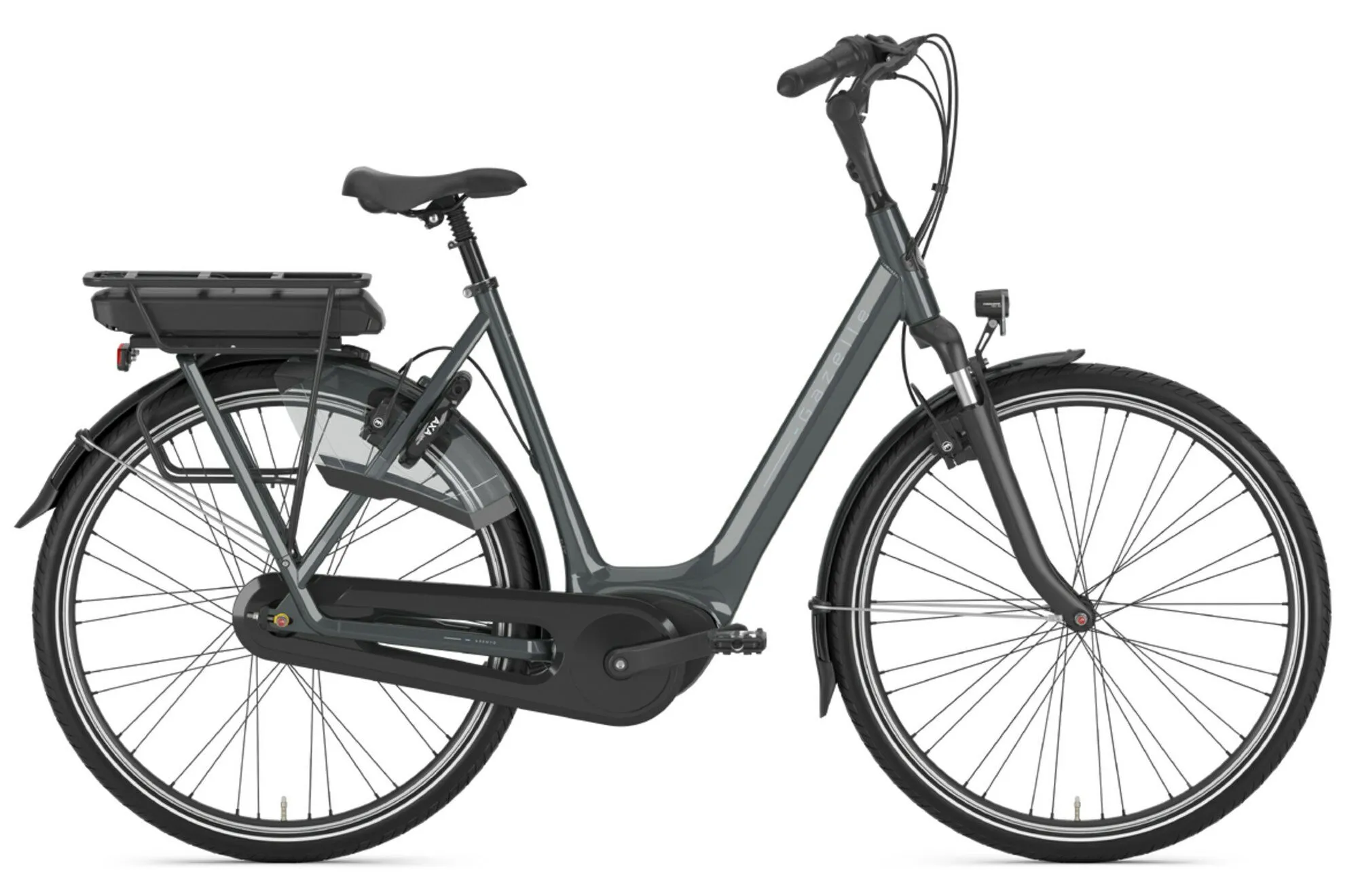 Gazelle Arroyo C7+ HMB anthracite grey gloss 28" 400 Wh Wave