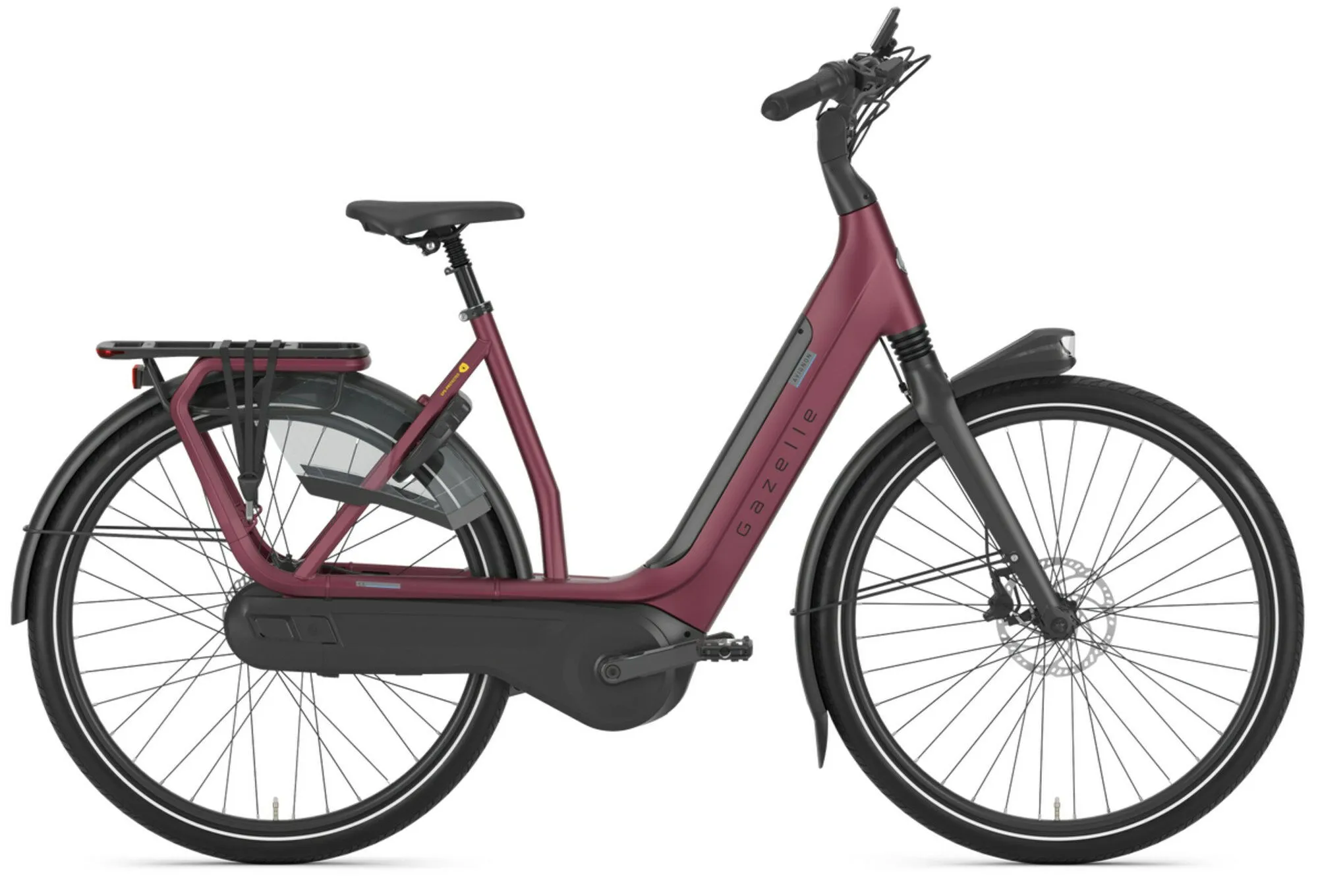 Gazelle Avignon C8 HMB coral red matte 28" 500 Wh Wave Gazelle Avignon C8 HMB coral red matte 28" 500 Wh Wave