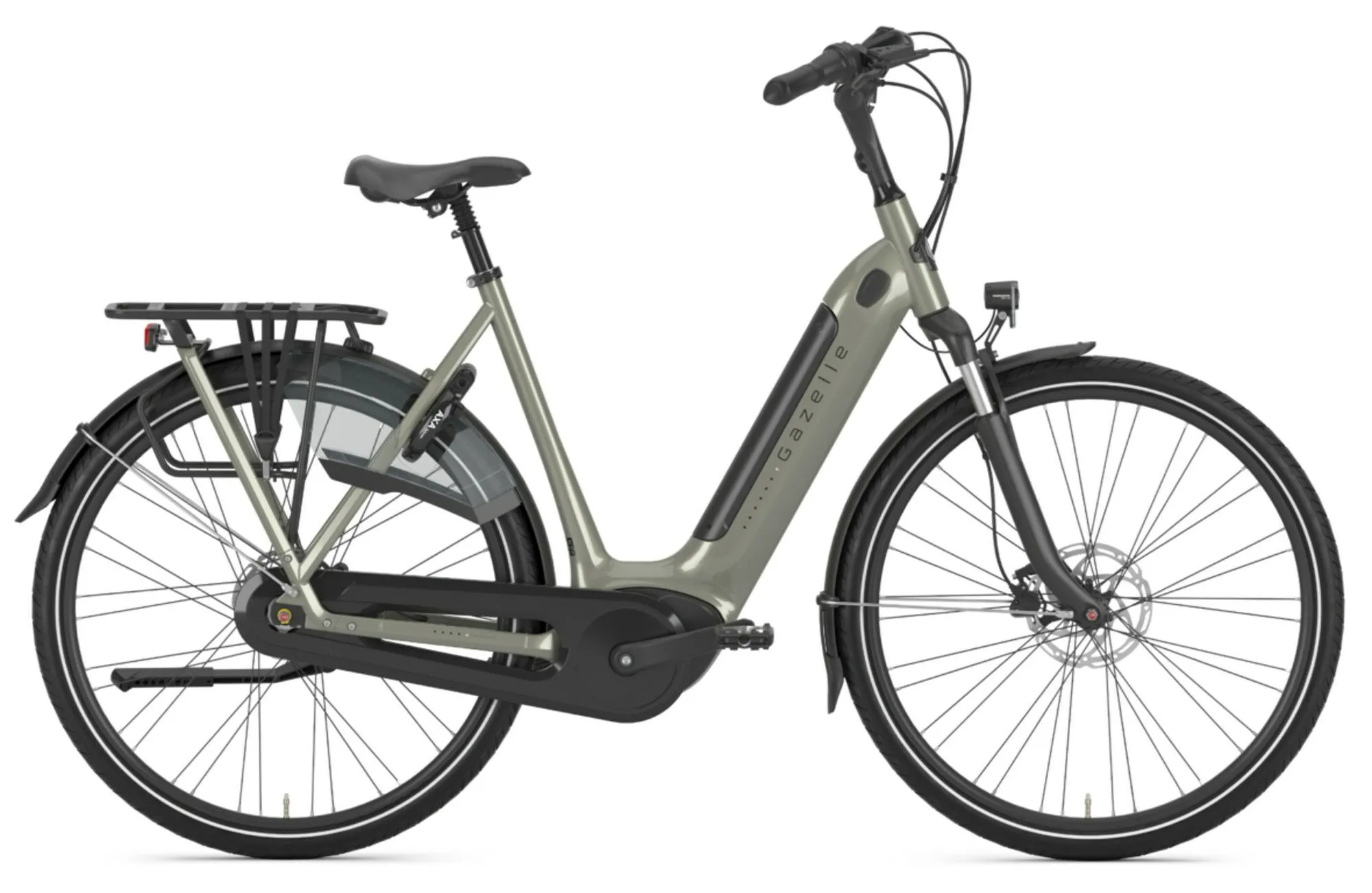 Gazelle Grenoble C7+ HMB clay green gloss 28" 500 Wh Wave
