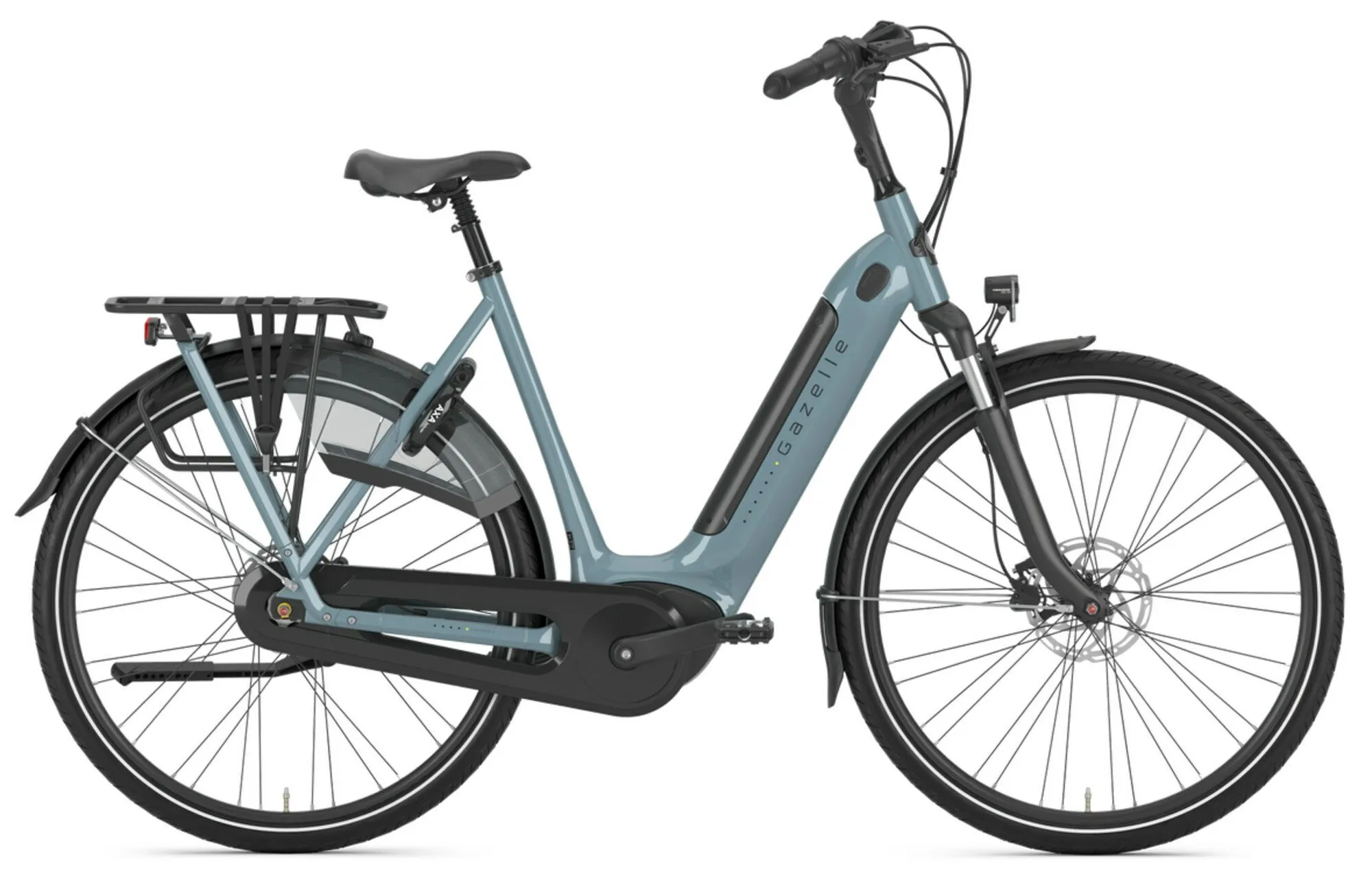 Gazelle Grenoble C7+ HMB thunder grey gloss 28" 500 Wh Wave Gazelle Grenoble C7+ HMB thunder grey gloss 28" 500 Wh Wave