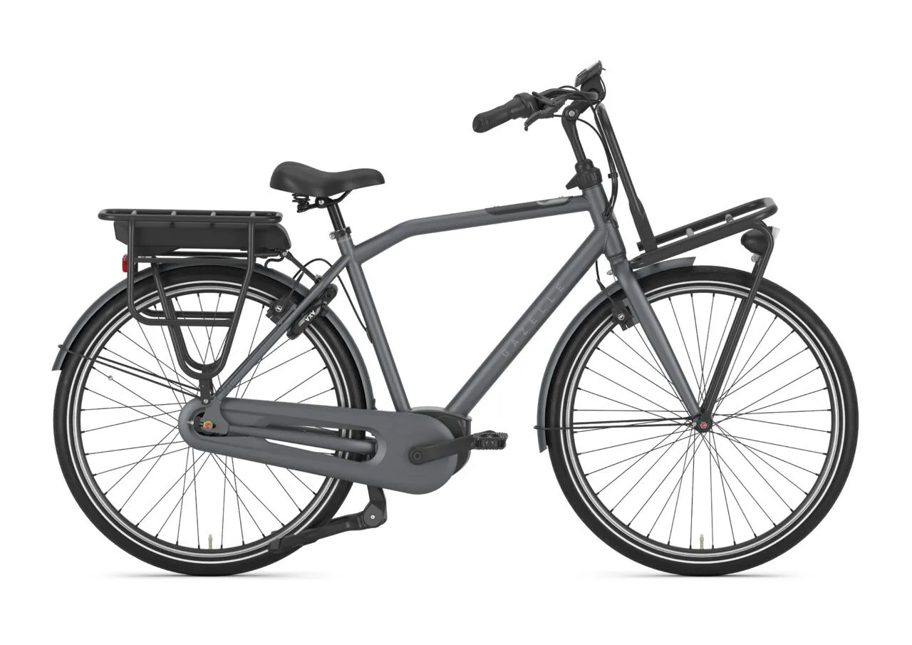 Gazelle HeavyDutyNL C7+ HMB cloud greymatte 28" 500 Wh Diamant, Hersteller-cloud greymatte, 59cm